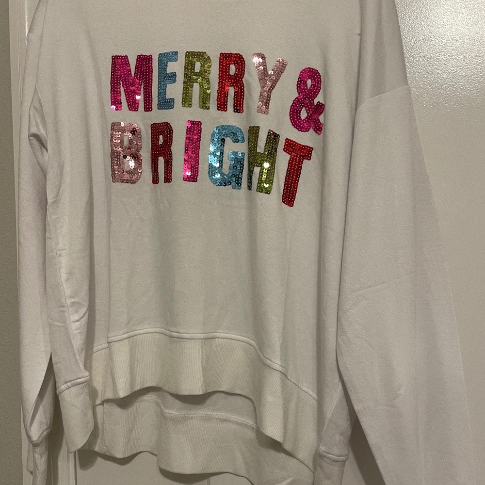 NWT Merry and Bright Christmas top